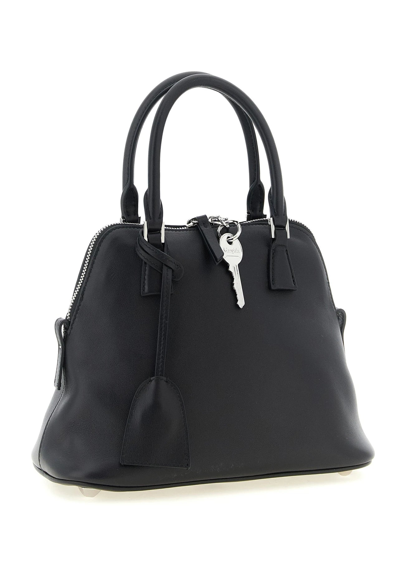Maison Margiela Satchel Bag in black, Calfskin Leather — view 3