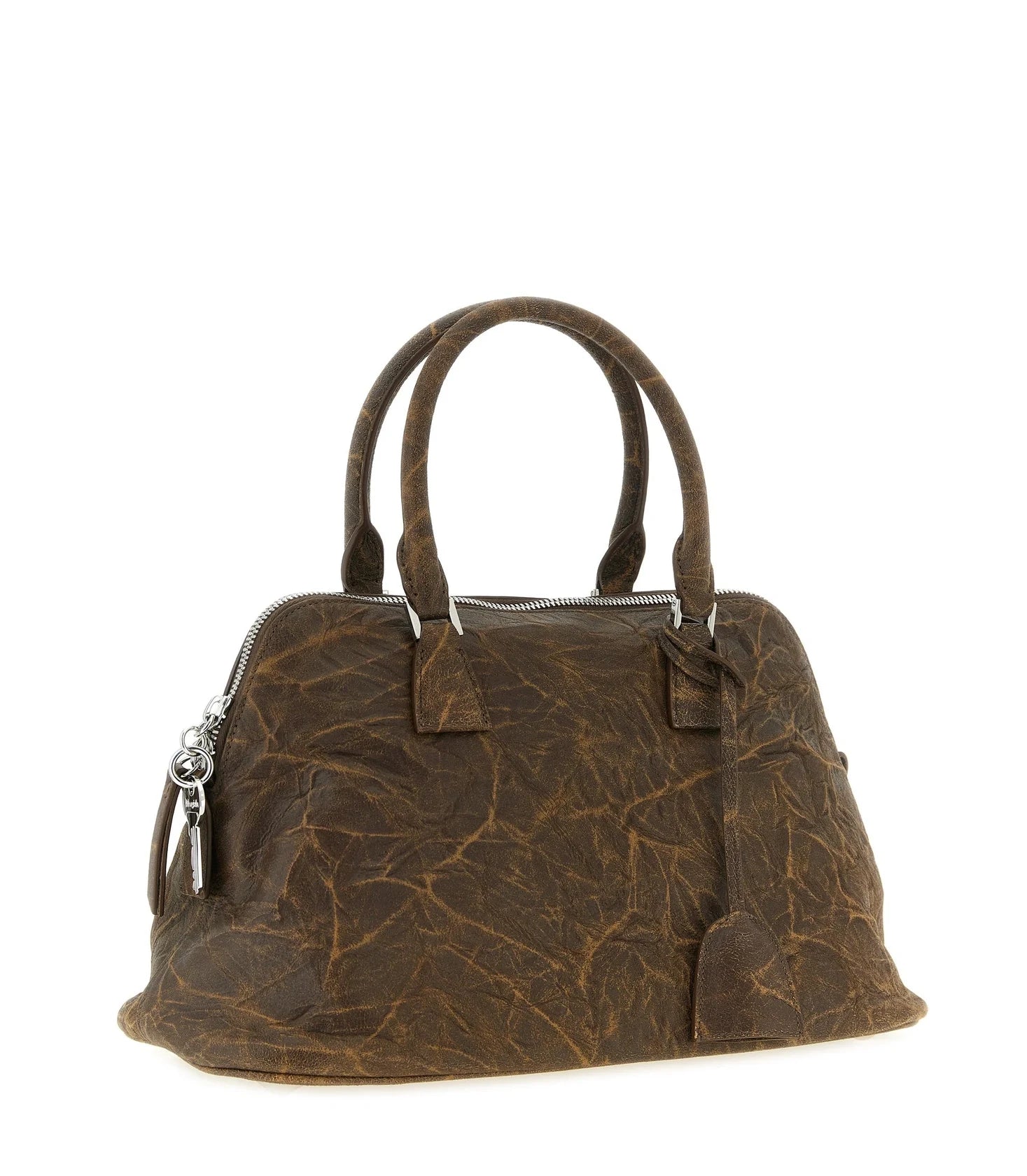 Maison Margiela Satchel Bag in brown, Goat Leather — view 3