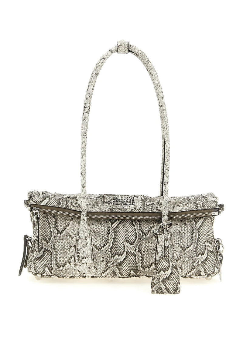 Maison Margiela Shoulder Bag in white, Goat Leather