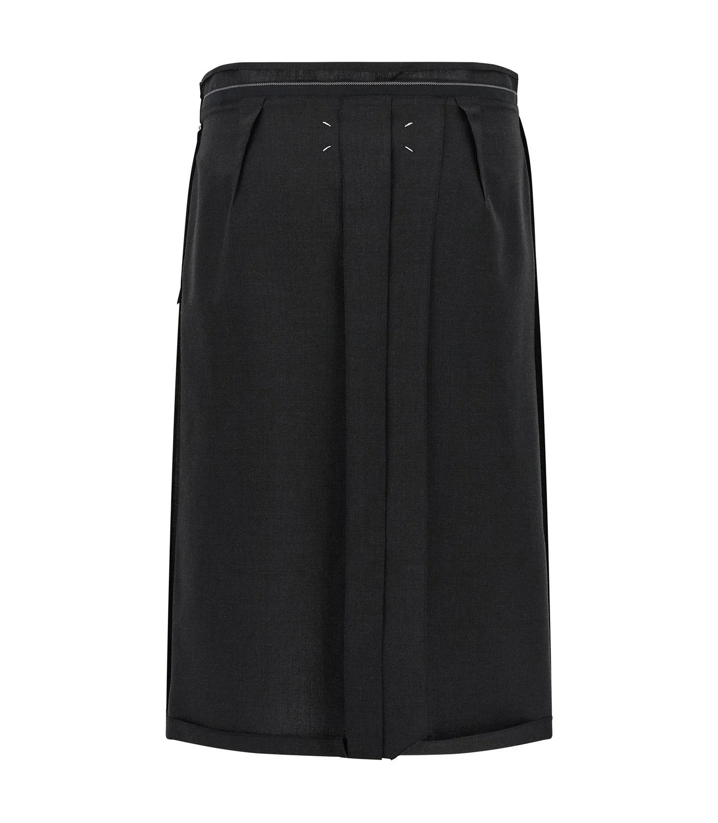 Maison Margiela Skirt in black, Virgin Wool — view 2