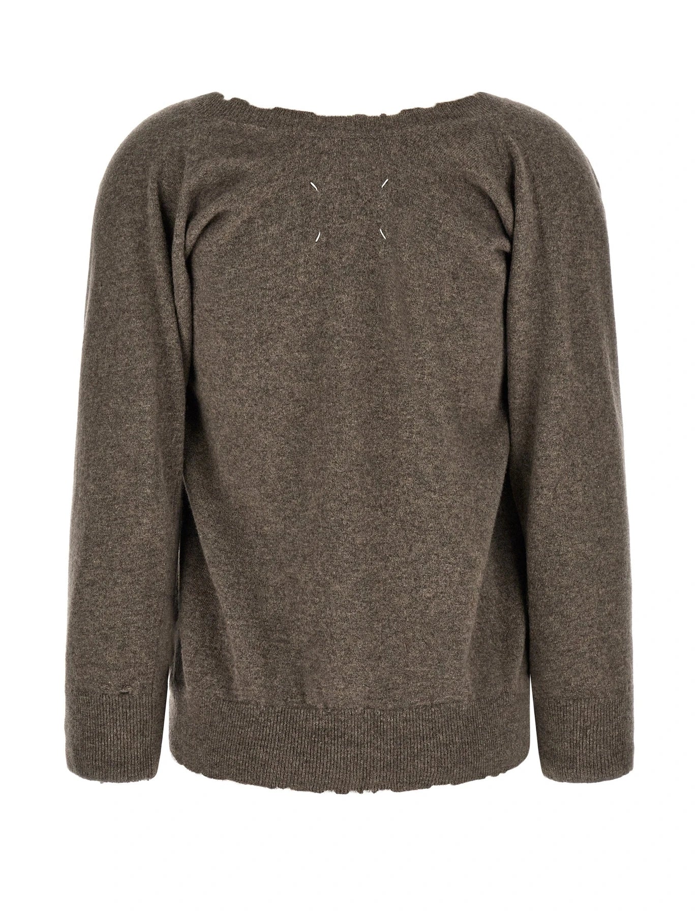 Maison Margiela Sweater in brown, Virgin Wool — view 2