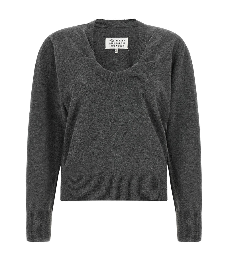 Maison Margiela Sweater in gray, Virgin Wool