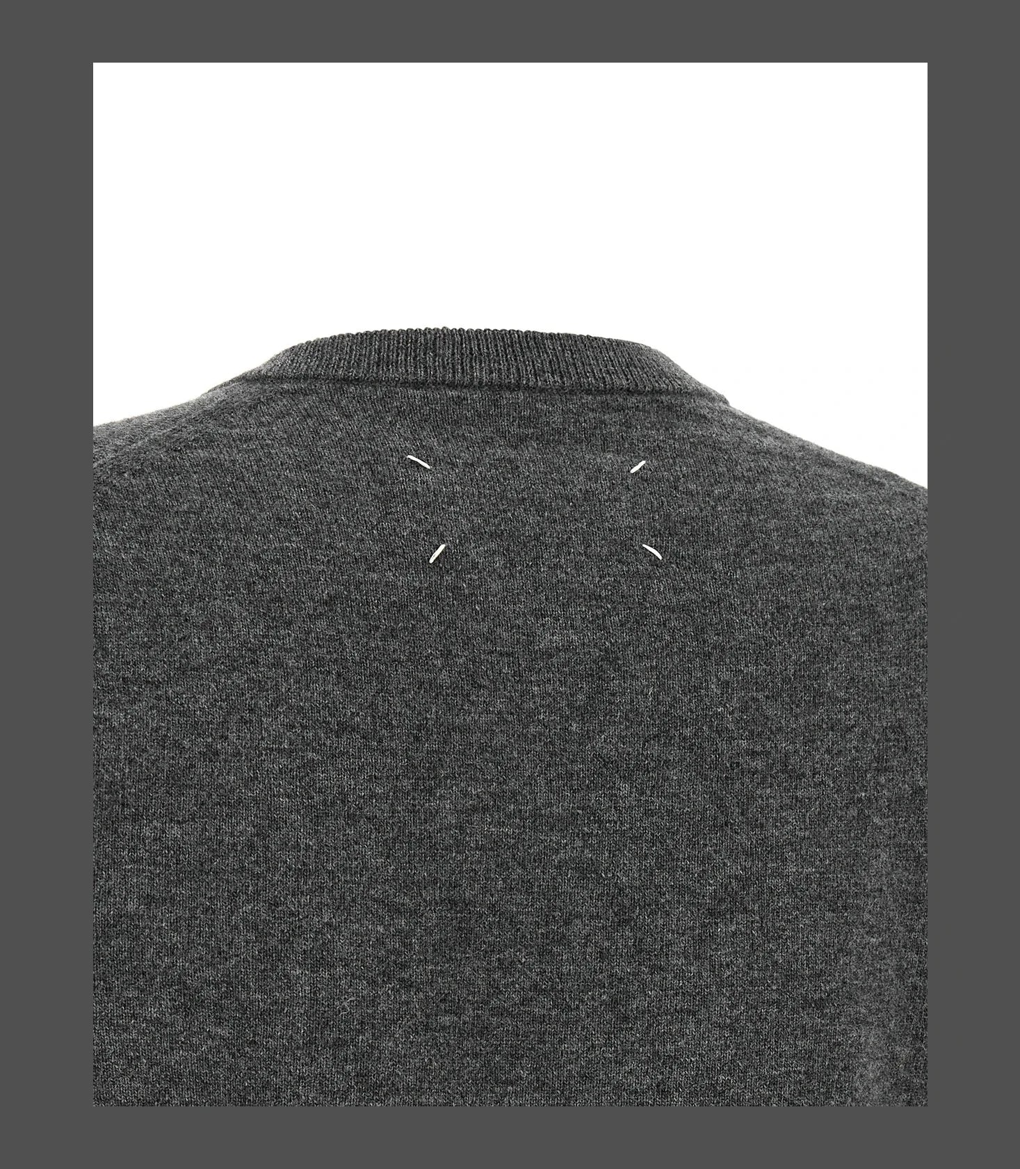Maison Margiela Sweater in gray, Virgin Wool — view 4