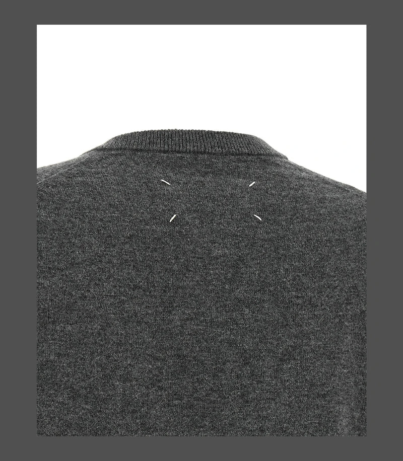 Maison Margiela Sweater in gray, Virgin Wool — view 4