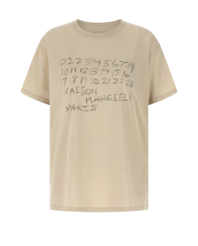 Maison Margiela T-Shirt in beige, Cotton