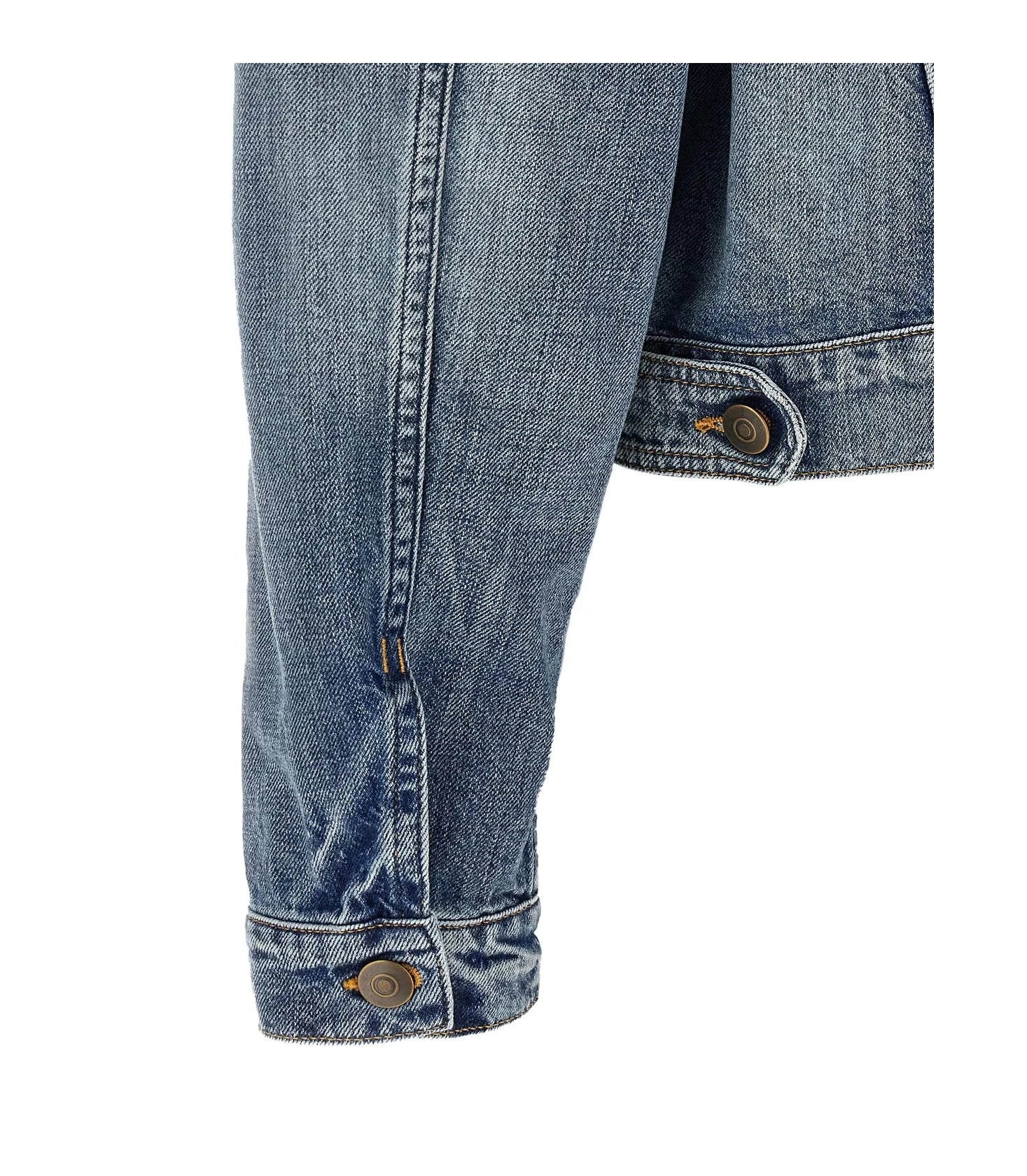 Maison Margiela Trucker Jacket in blue, Cotton — view 5