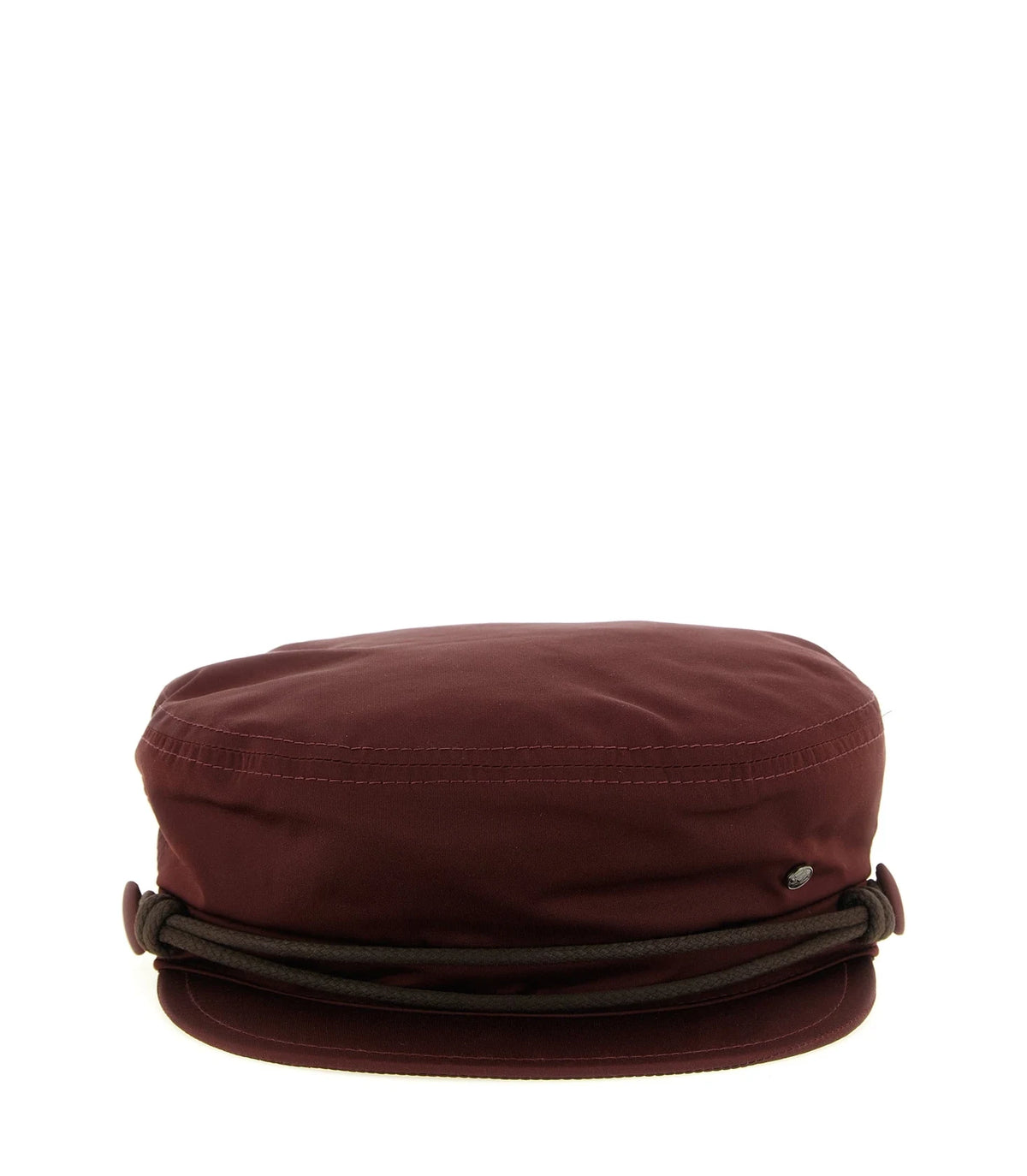 Maison Michel Flat Cap in red, Polyester
