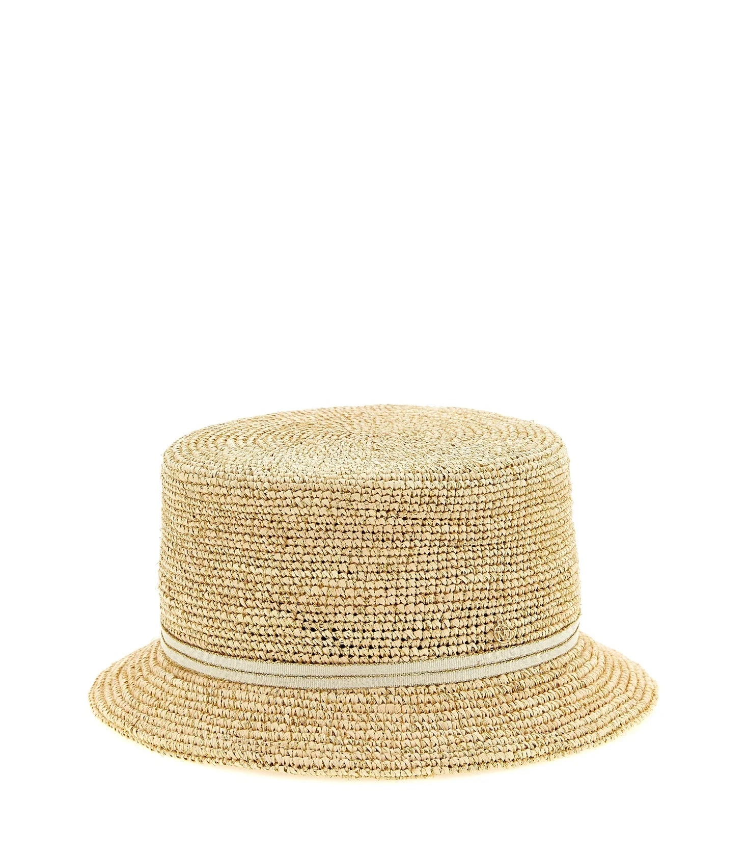 Maison Michel Sun Hat in beige, Straw
