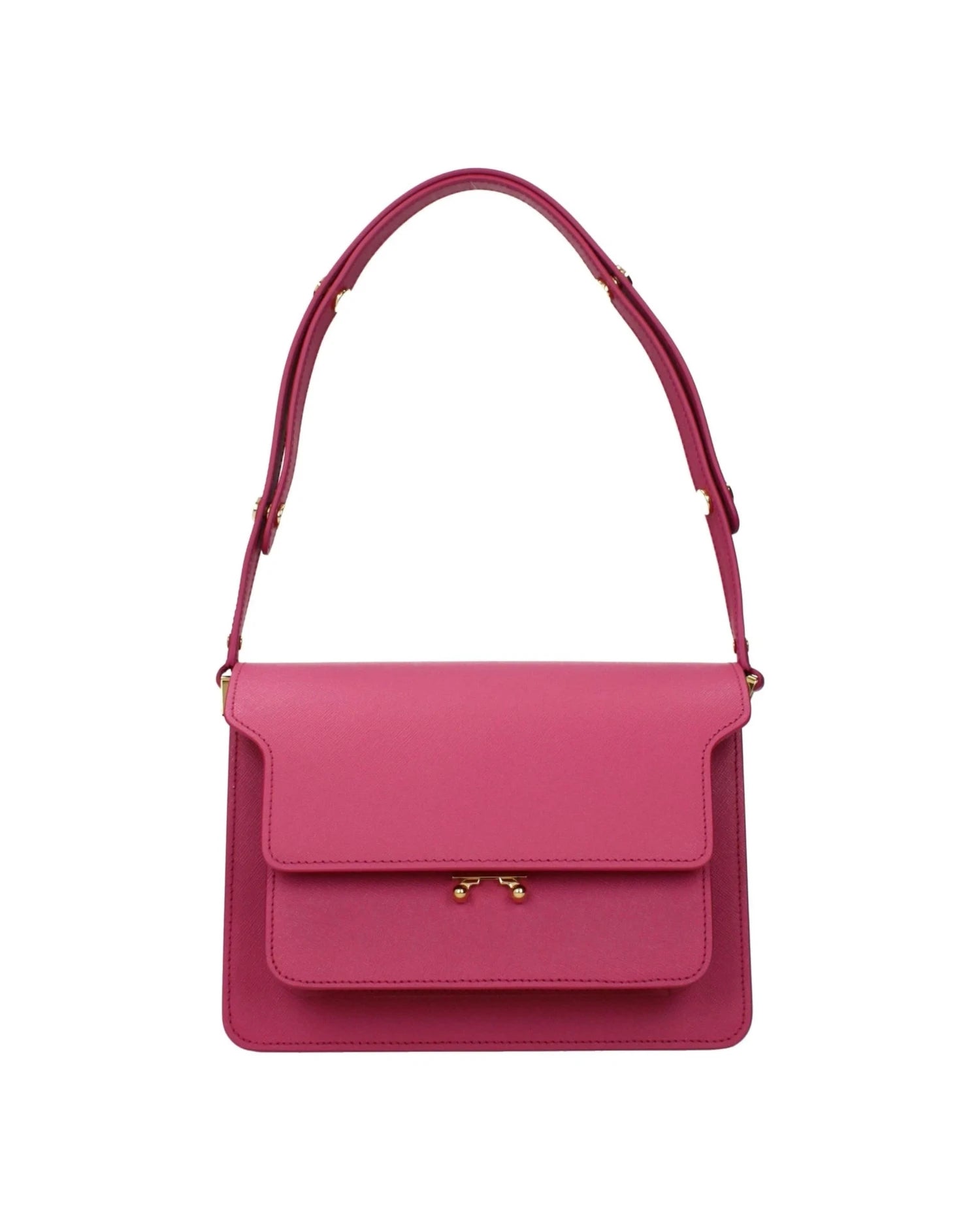 Marni Pink Leather Shoulder Bag 