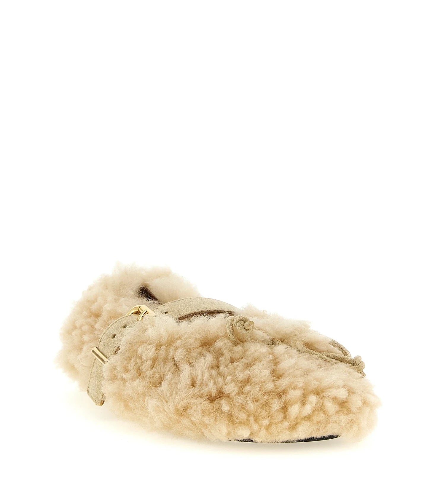 Marni Ballet Flats in beige, Sheepskin Leather — view 2