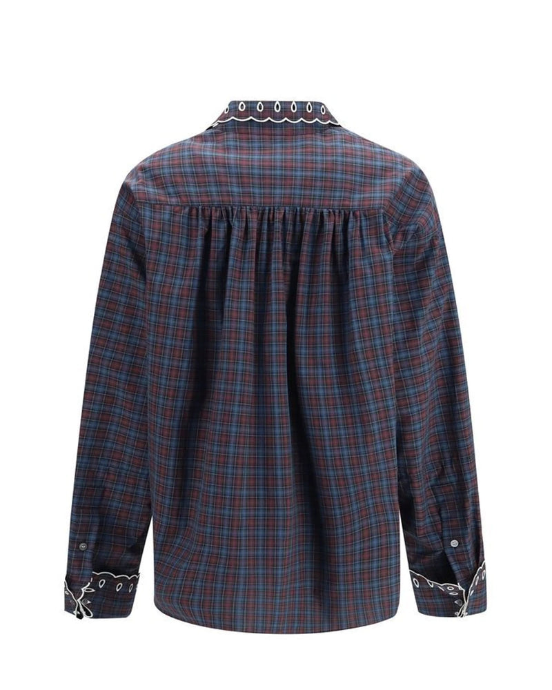 Marni Blouse in blue, Cotton — view 2