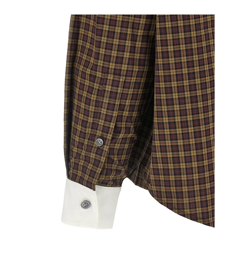 Marni Dress Shirt in brown, Cotton — view 4