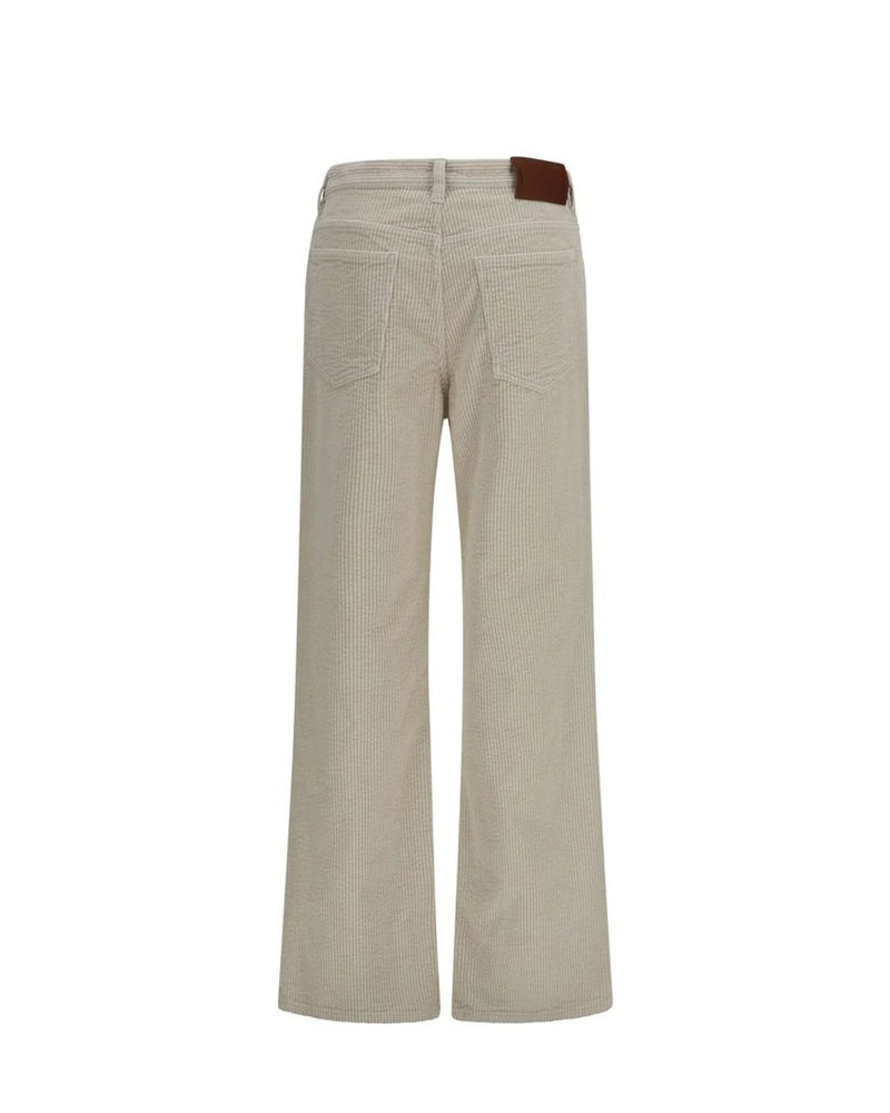 Marni Palazzo Pant in beige, Cotton — view 2