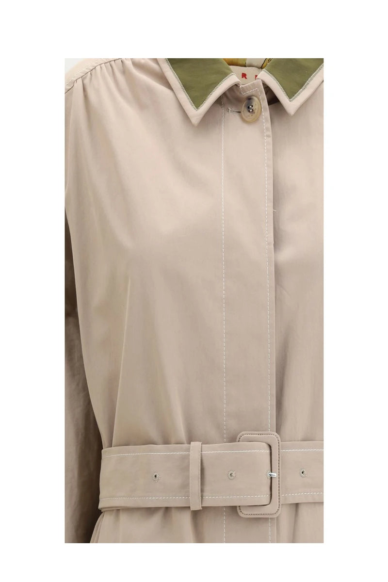 Marni Trench Coat in multicolor — view 3