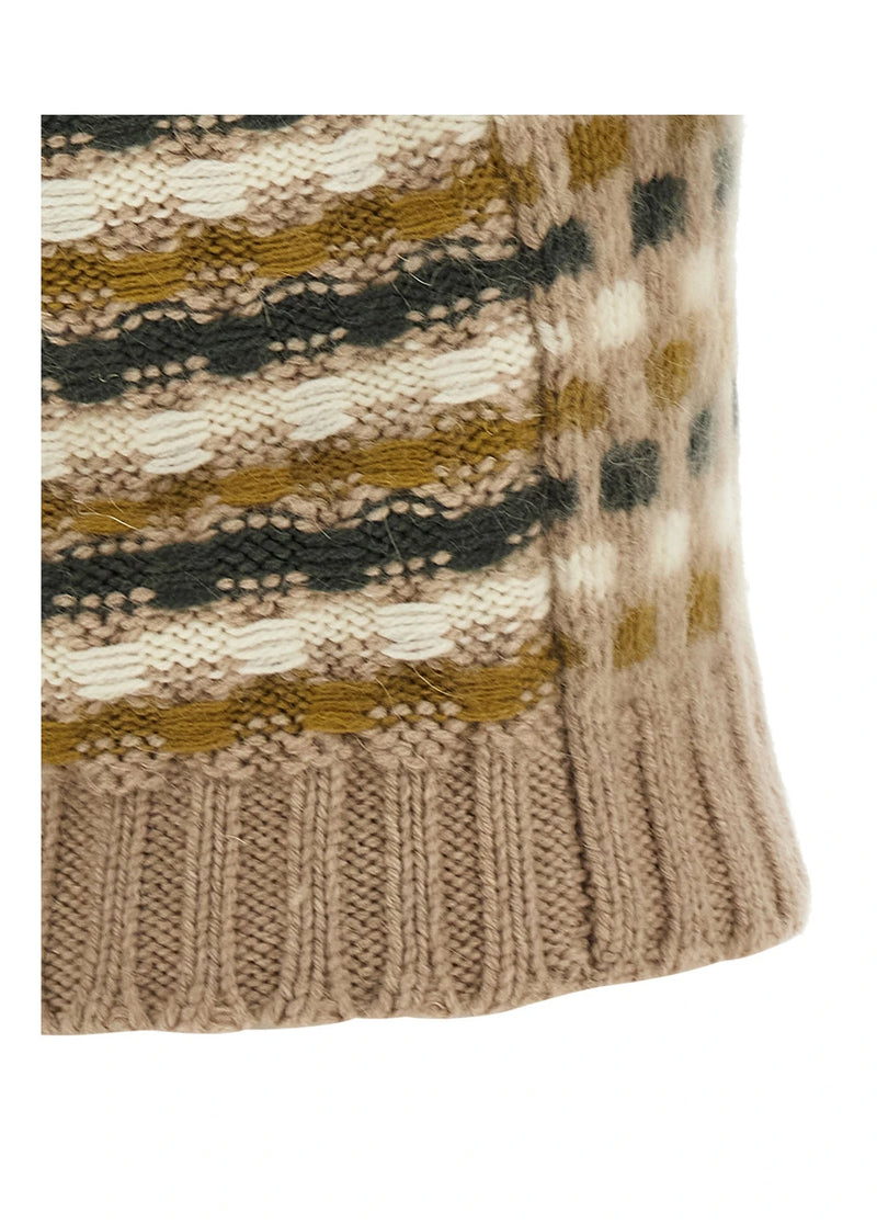 Marni Vest in beige, Wool — view 4