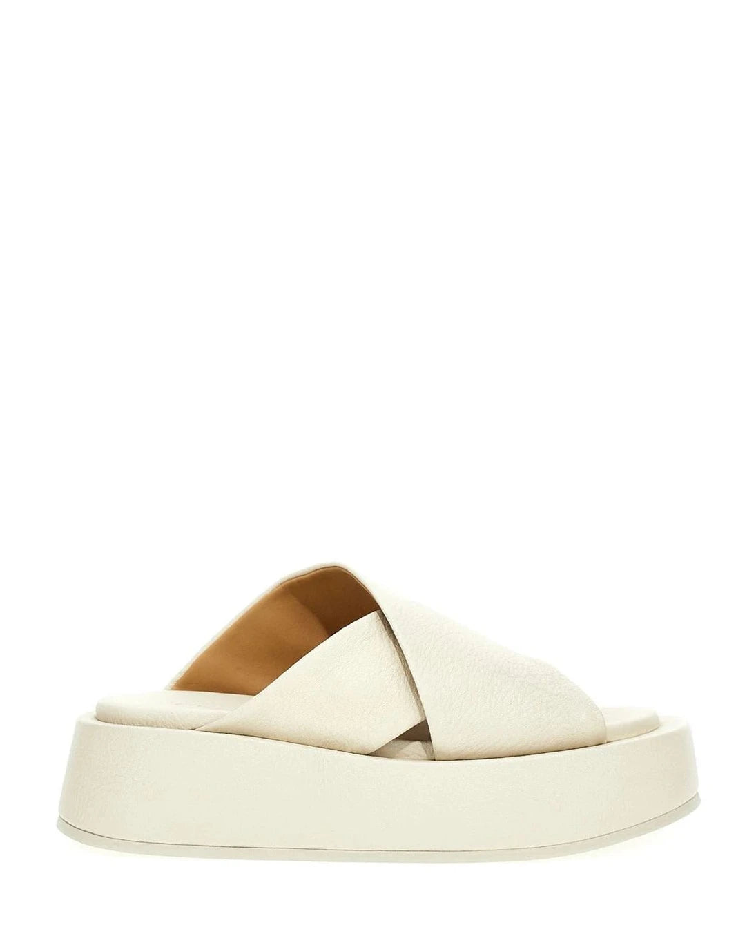 Marsell Sandals in white, Calf Leather