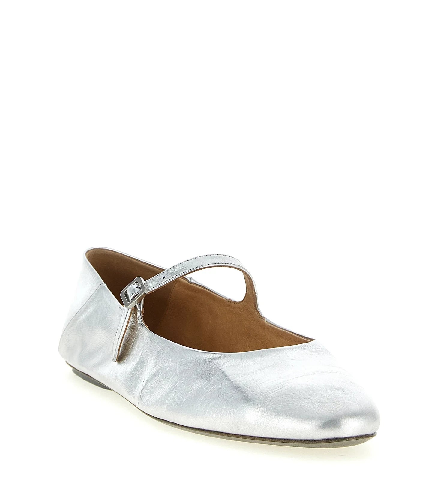 Marsell Silver Ballet Flats 