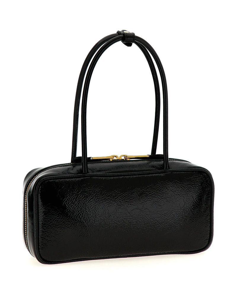 Miu Miu Baguette Handbag in black, Lamb Leather — view 2