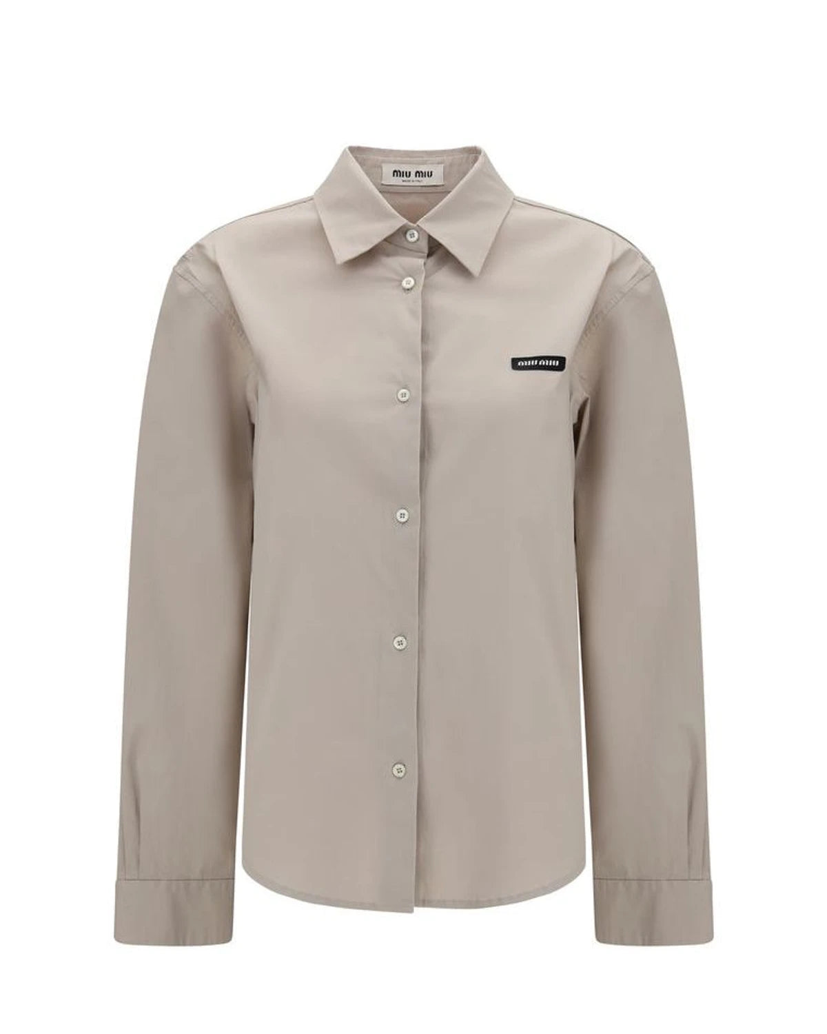 Miu Miu Dress Shirt in gray, Cotton