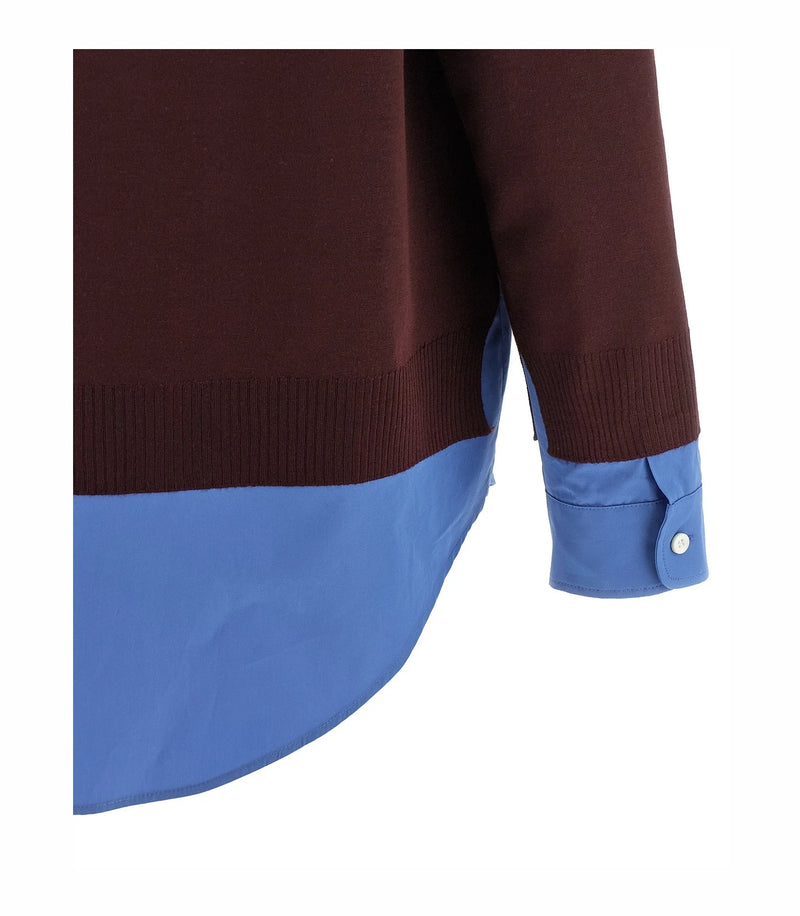 Miu Miu Dress Shirt in multicolor, Virgin Wool — view 4