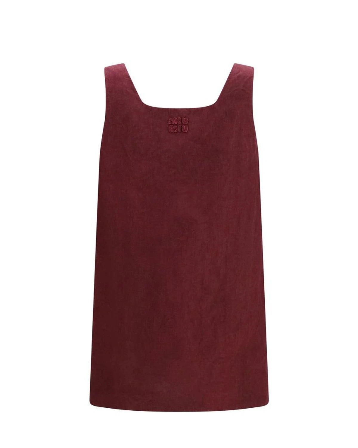 Miu Miu Dresse in red, Linen — view 2