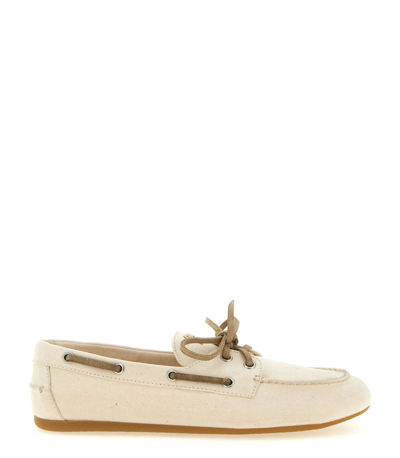 Miu Miu Loafers in beige, Cotton