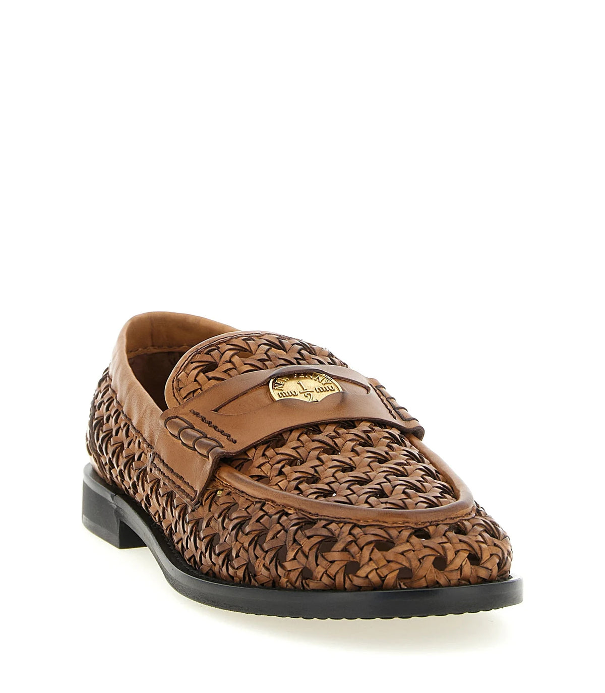 Miu Miu Loafers in brown, Calfskin Leather — view 2