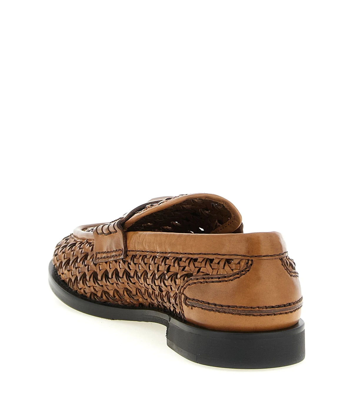 Miu Miu Loafers in brown, Calfskin Leather — view 3
