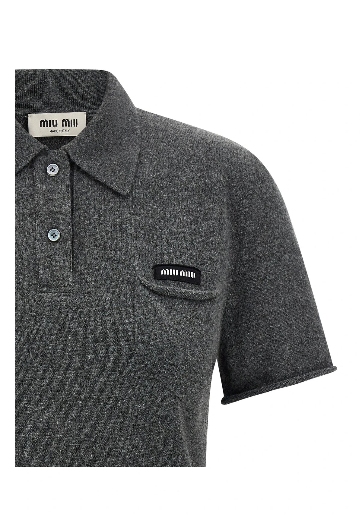 Miu Miu Polo in gray — view 3