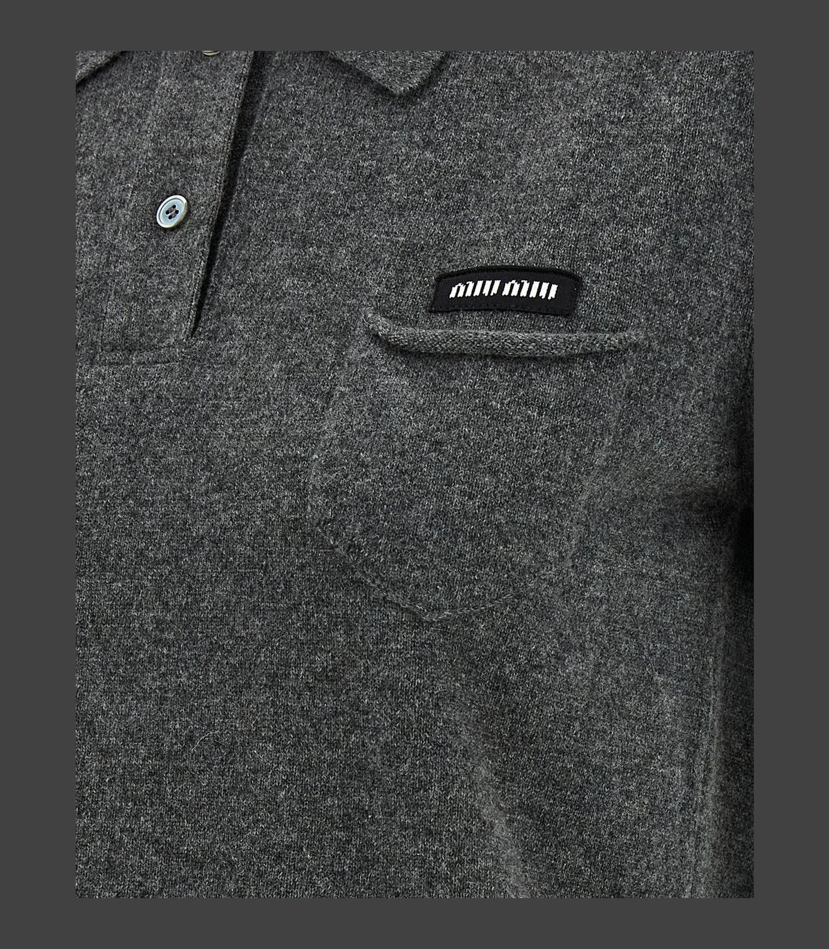 Miu Miu Polo in gray — view 4