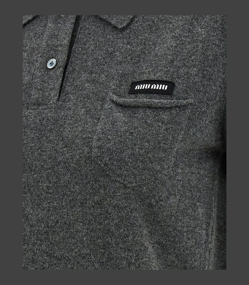 Miu Miu Polo in gray — view 4
