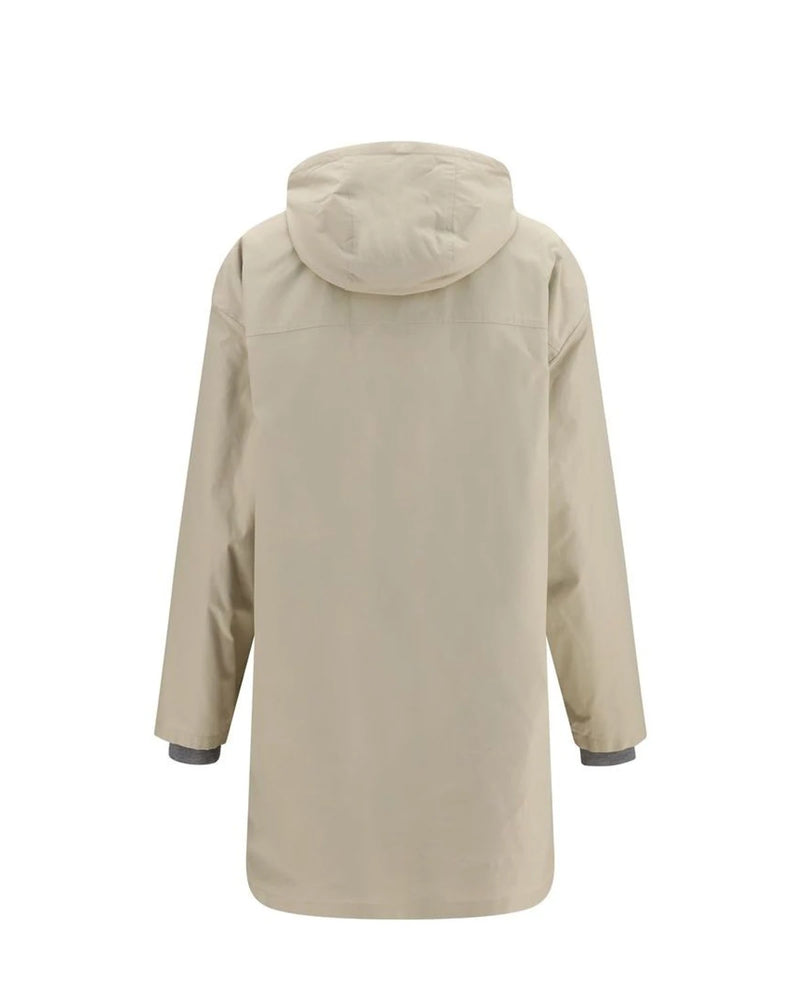 Miu Miu Rain Coat in beige, Cotton — view 2