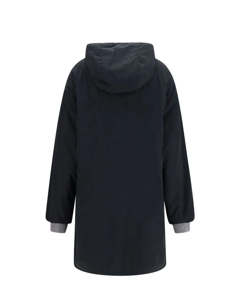 Miu Miu Rain Coat in black, Cotton — view 2