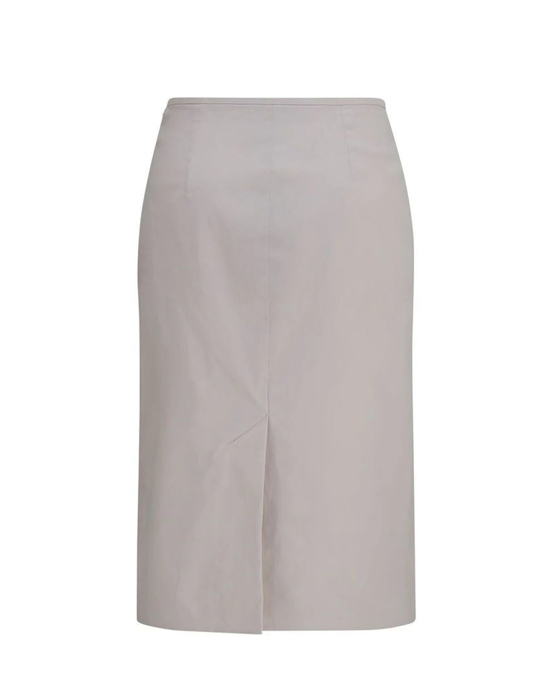 Miu Miu Skirt in gray, Cotton — view 2
