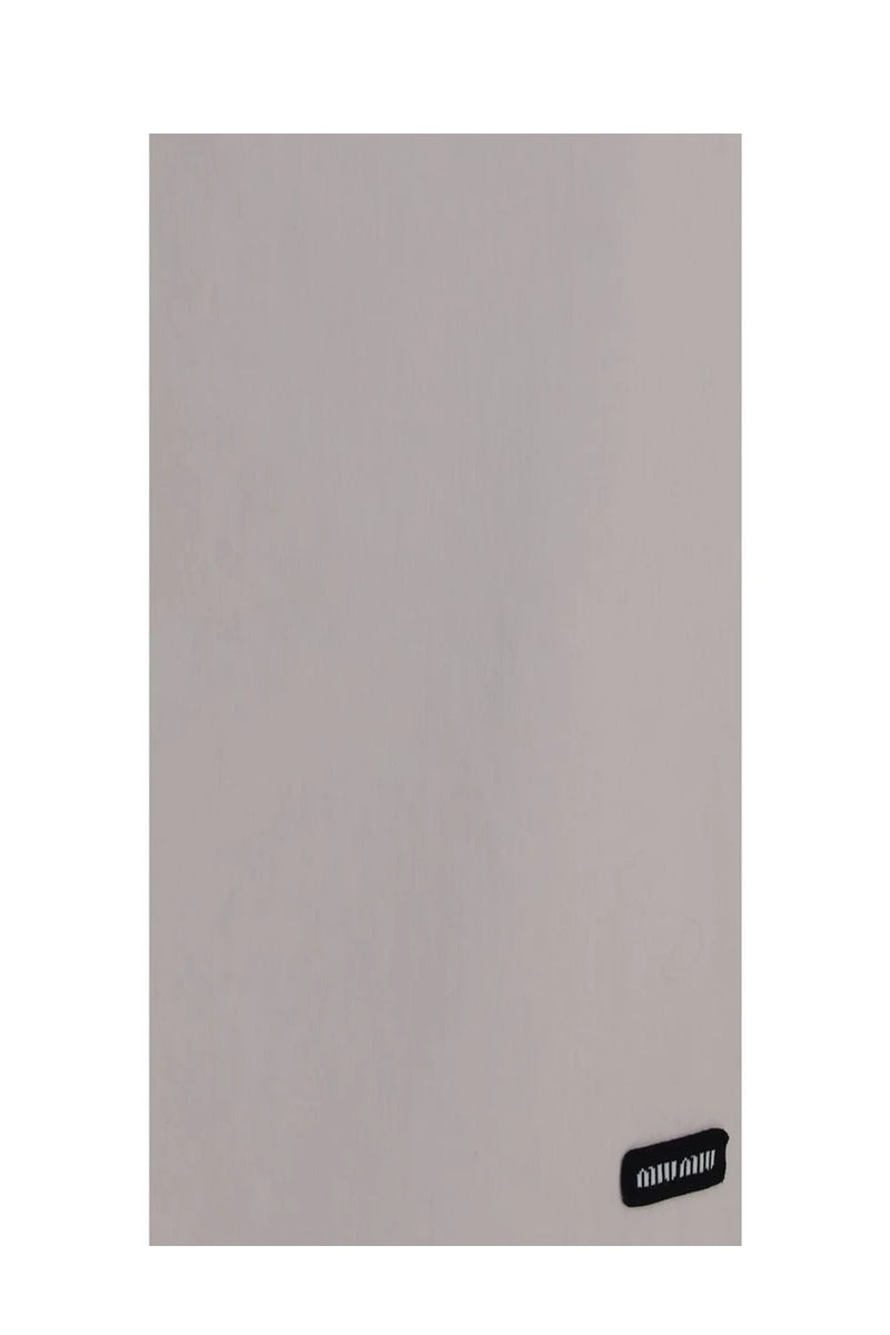 Miu Miu Skirt in gray, Cotton — view 3