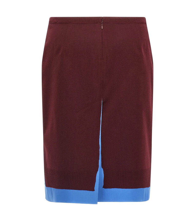 Miu Miu Skirt in red, Virgin Wool — view 2