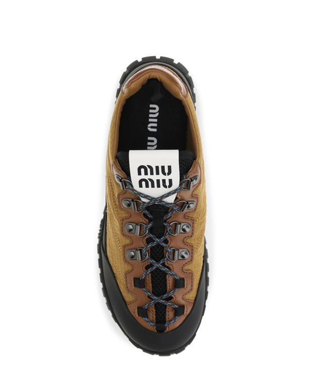 Miu Miu Sneakers in beige, Polyamide — view 4