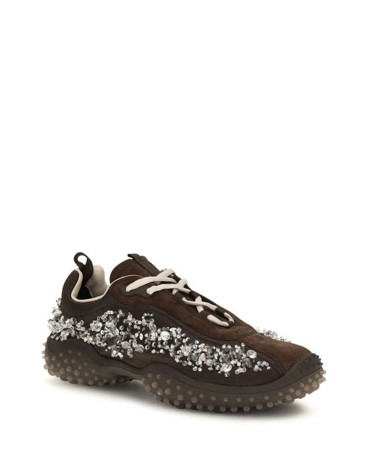 Miu Miu Sneakers in brown, Suede — view 2