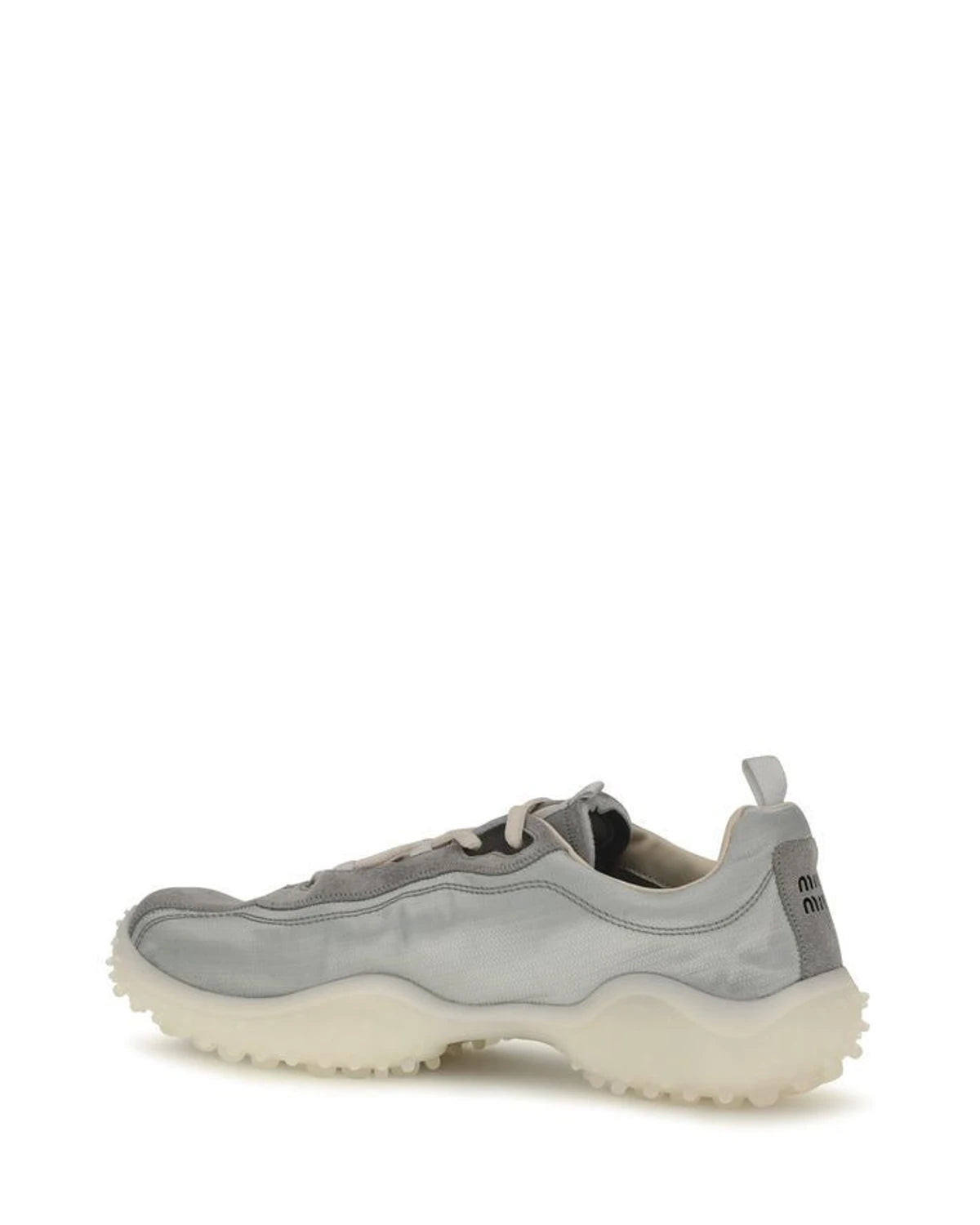 Miu Miu Sneakers in gray, Recycled Polyamide — view 3