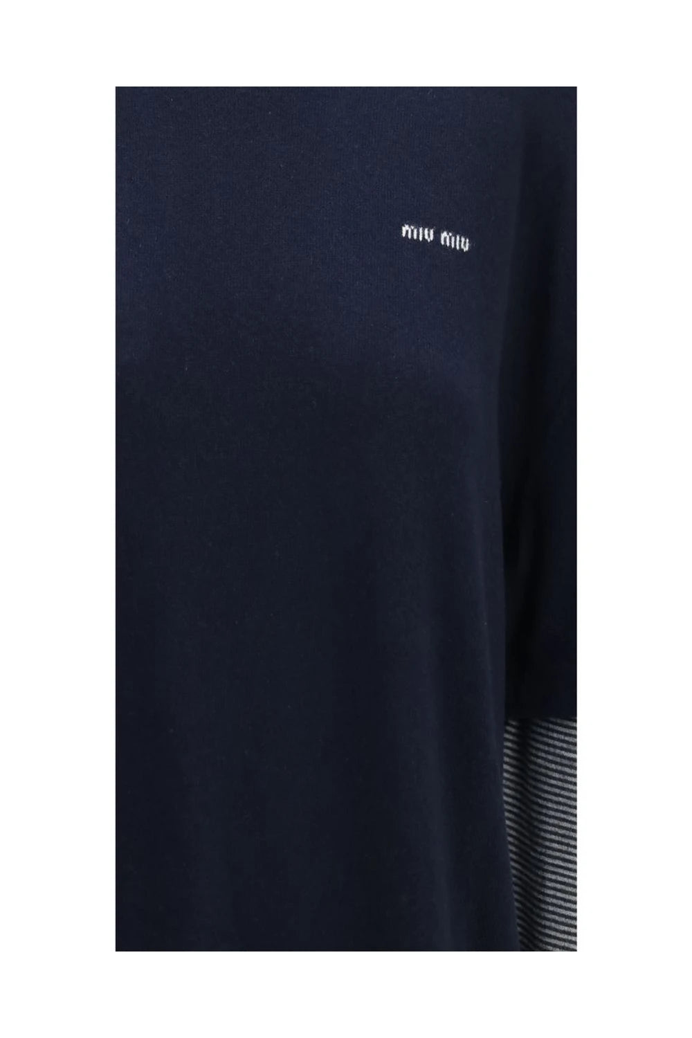 Miu Miu Sweater in blue, Merino Wool — view 3