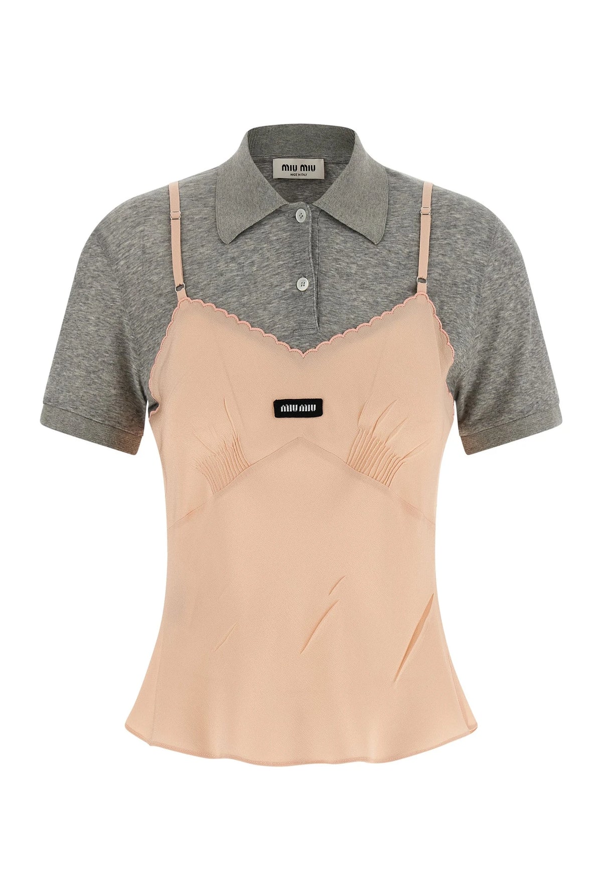 Miu Miu T-Shirt in multicolor, Silk