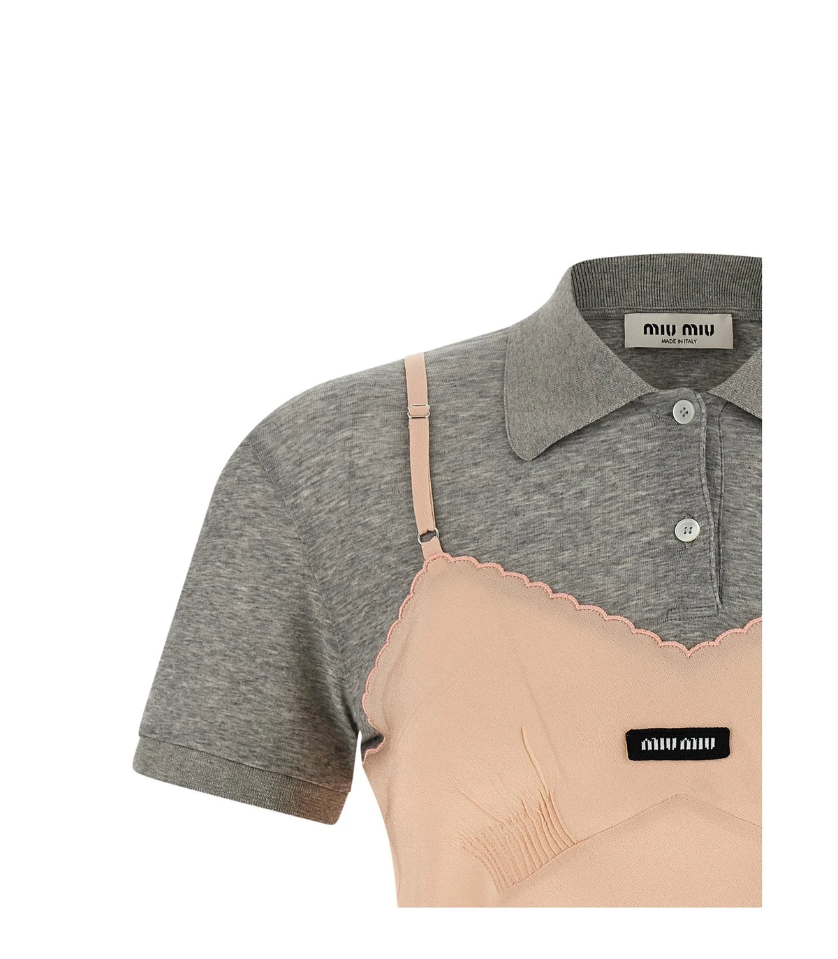 Miu Miu T-Shirt in multicolor, Silk — view 3