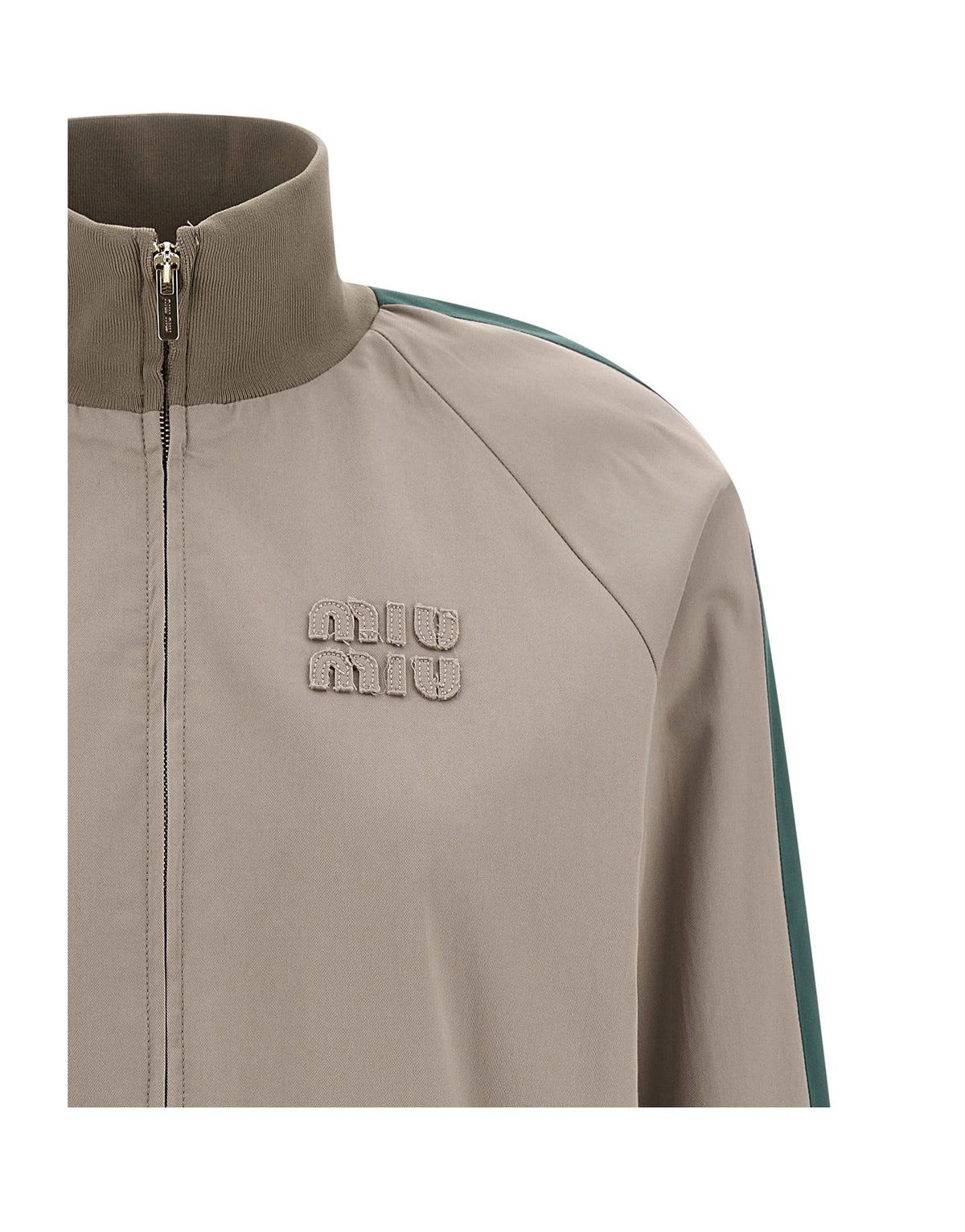 Miu Miu Track Jacket in gray — view 4
