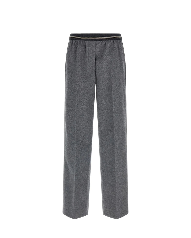Miu Miu Trouser in gray, Virgin Wool