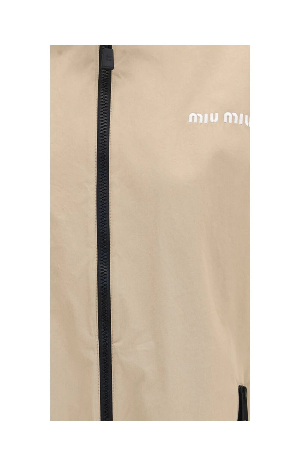 Miu Miu Windbreaker in beige, Cotton — view 3
