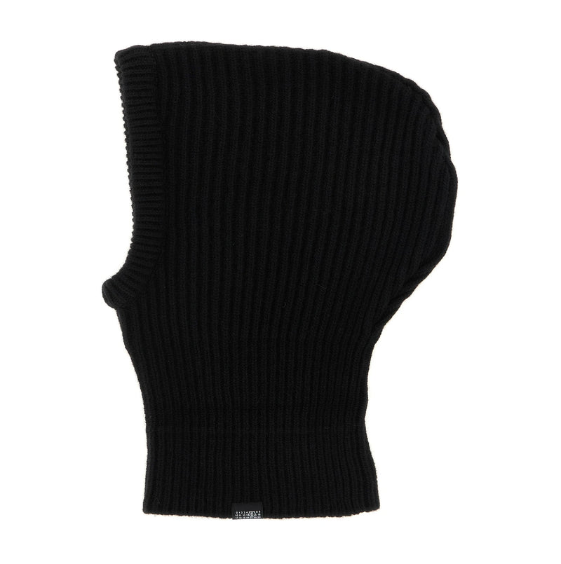 MM6 Maison Margiela Beanie in black, Wool — view 2