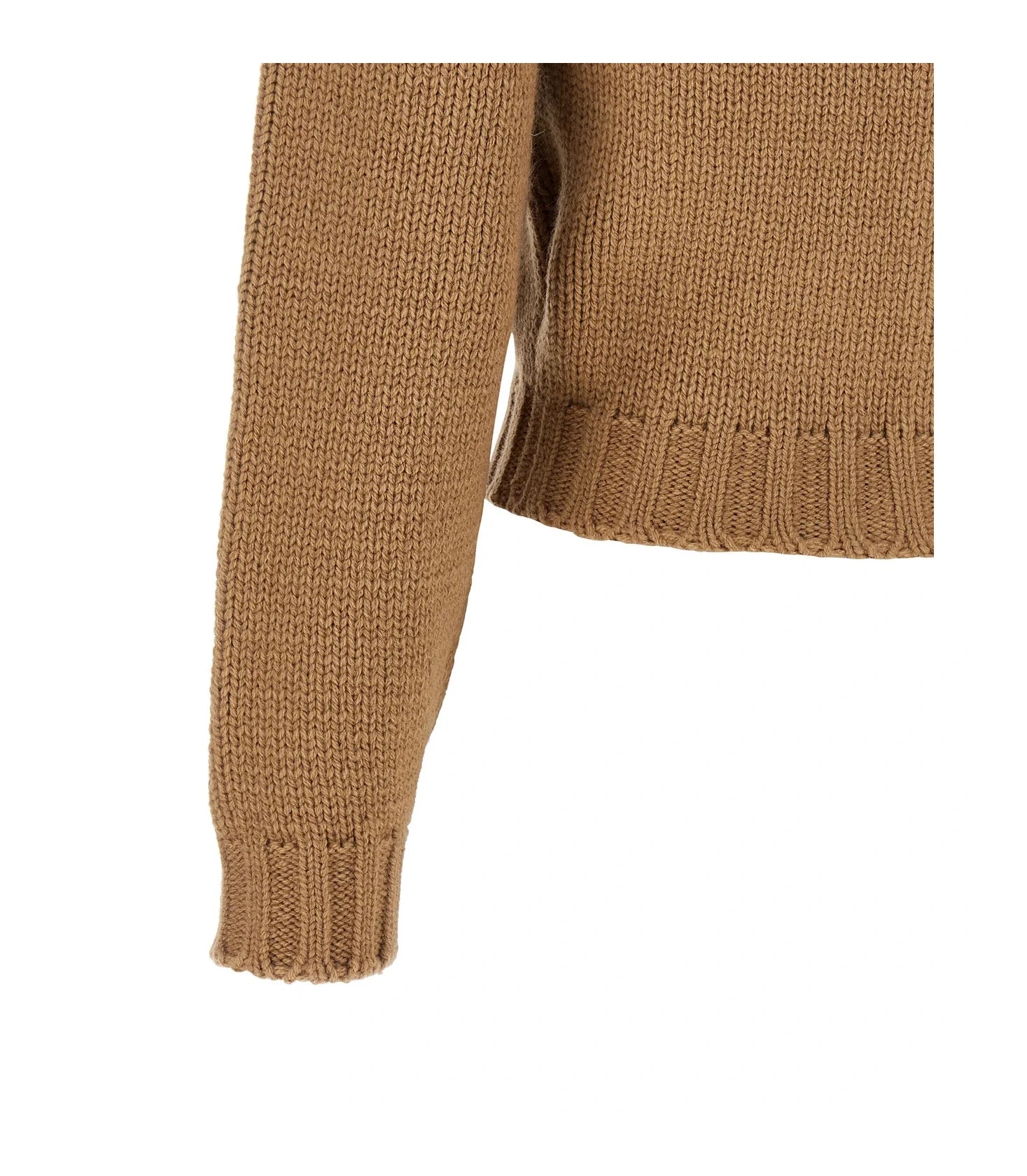 MM6 Maison Margiela Cardigan in beige, Wool — view 4