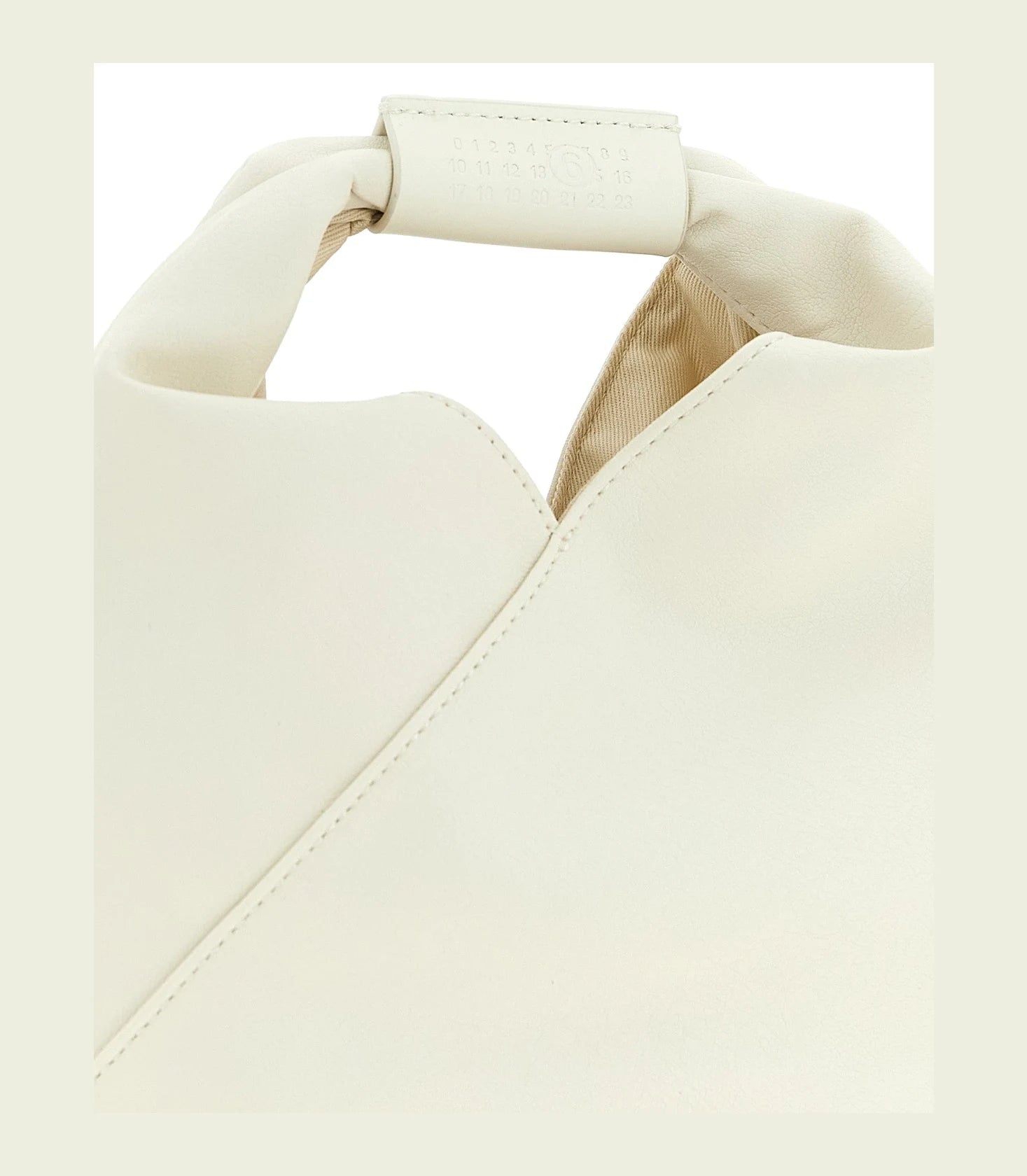 MM6 Maison Margiela Cross Body Bag in white, Polyurethane — view 3