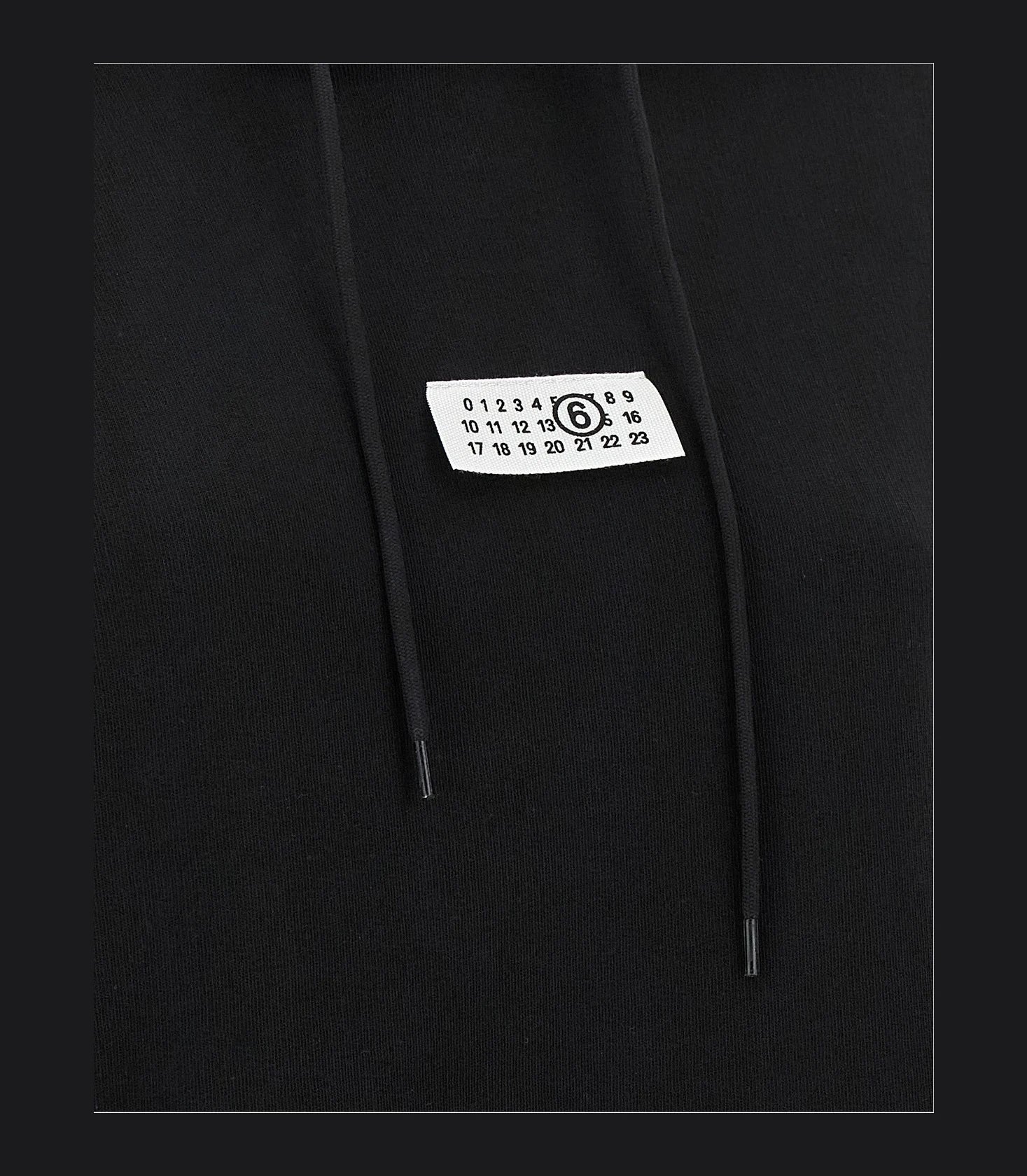 MM6 Maison Margiela Hoodie in black, Cotton — view 4