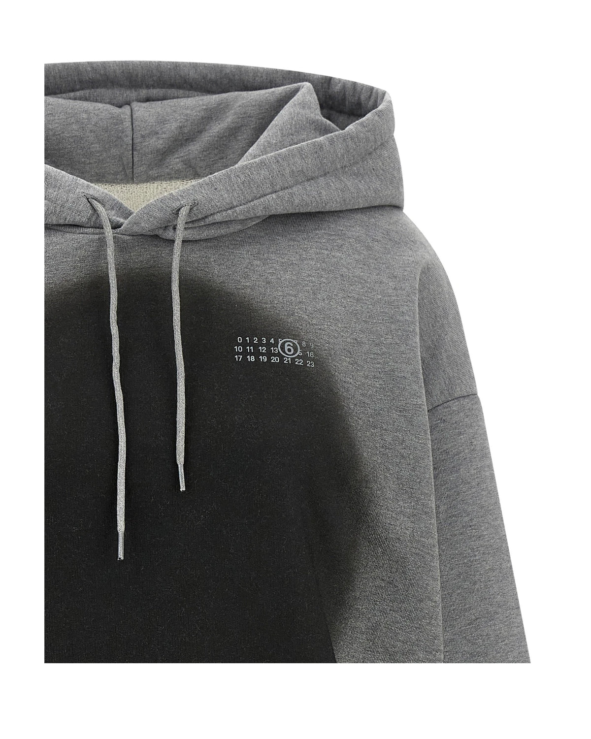 MM6 Maison Margiela Hoodie in gray, Cotton — view 3